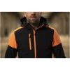 Softshelljacka Prime Svart/orange Printer PRIME s – miniatyr 7