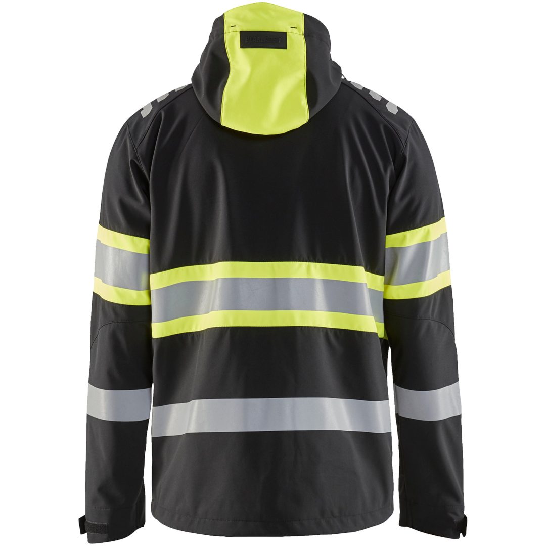 Softshelljacka Svart/hivisgul 44942513 Blåkläder JACKET 44942513 BLACK/YELL XS – bild 2