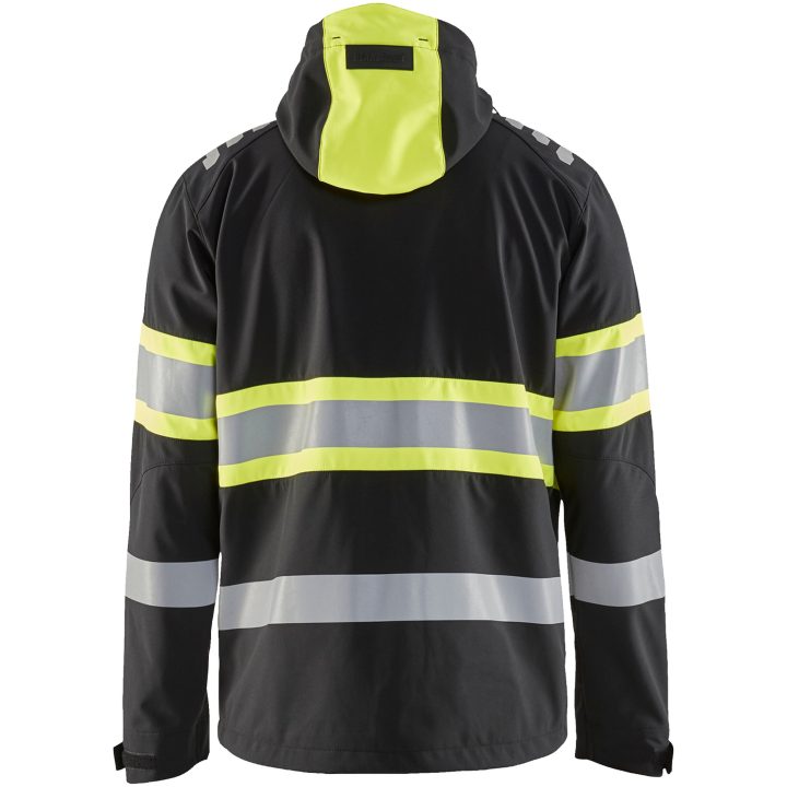 Softshelljacka Svart/hivisgul 44942513 Blåkläder JACKET 44942513 BLACK/YELL XS – bild 2