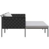 Solbädd med Kuddar 2-Person Anthracite Stål vidaXL 115 x 153 x 69.5 cm – miniatyr 7