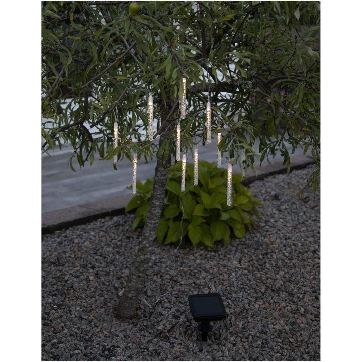 Solcells-ljusslinga Bubbly Light-chain Transparent Star Trading – bild 2