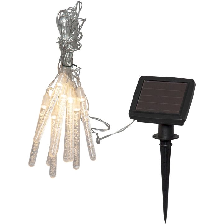 Solcells-ljusslinga Bubbly Light-chain Transparent Star Trading – bild 6