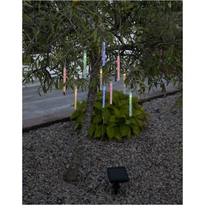 Solcells-ljusslinga Bubbly Light-chain Transparent Star Trading – bild 5