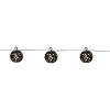 Solcells-ljusslinga Flame Svart Star Trading – miniatyr 1