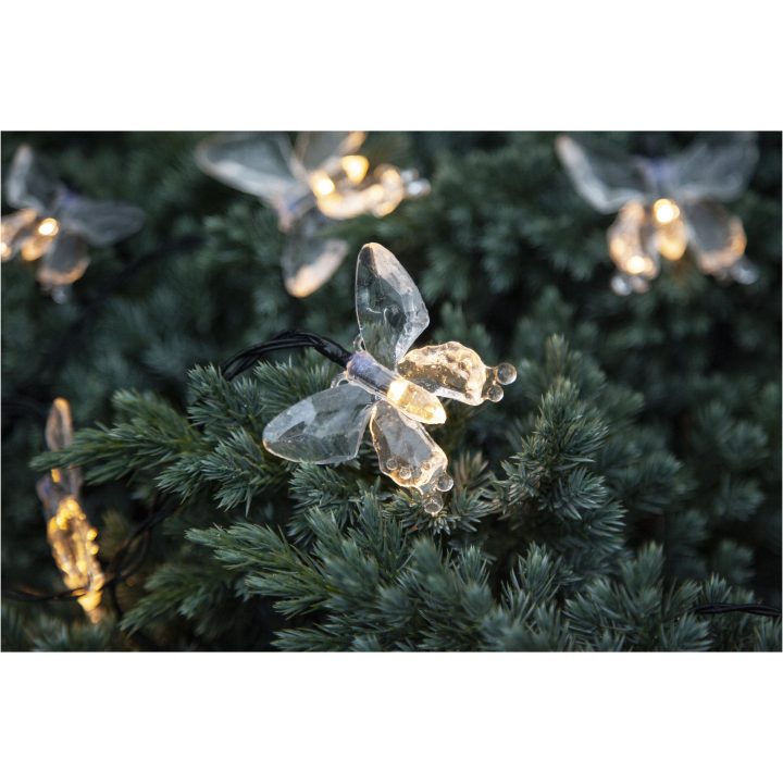 Solcells-ljusslinga Papillon Transparent Star Trading – bild 3