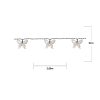 Solcells-ljusslinga Papillon Transparent Star Trading – miniatyr 2