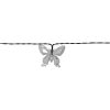 Solcells-ljusslinga Papillon Transparent Star Trading – miniatyr 1