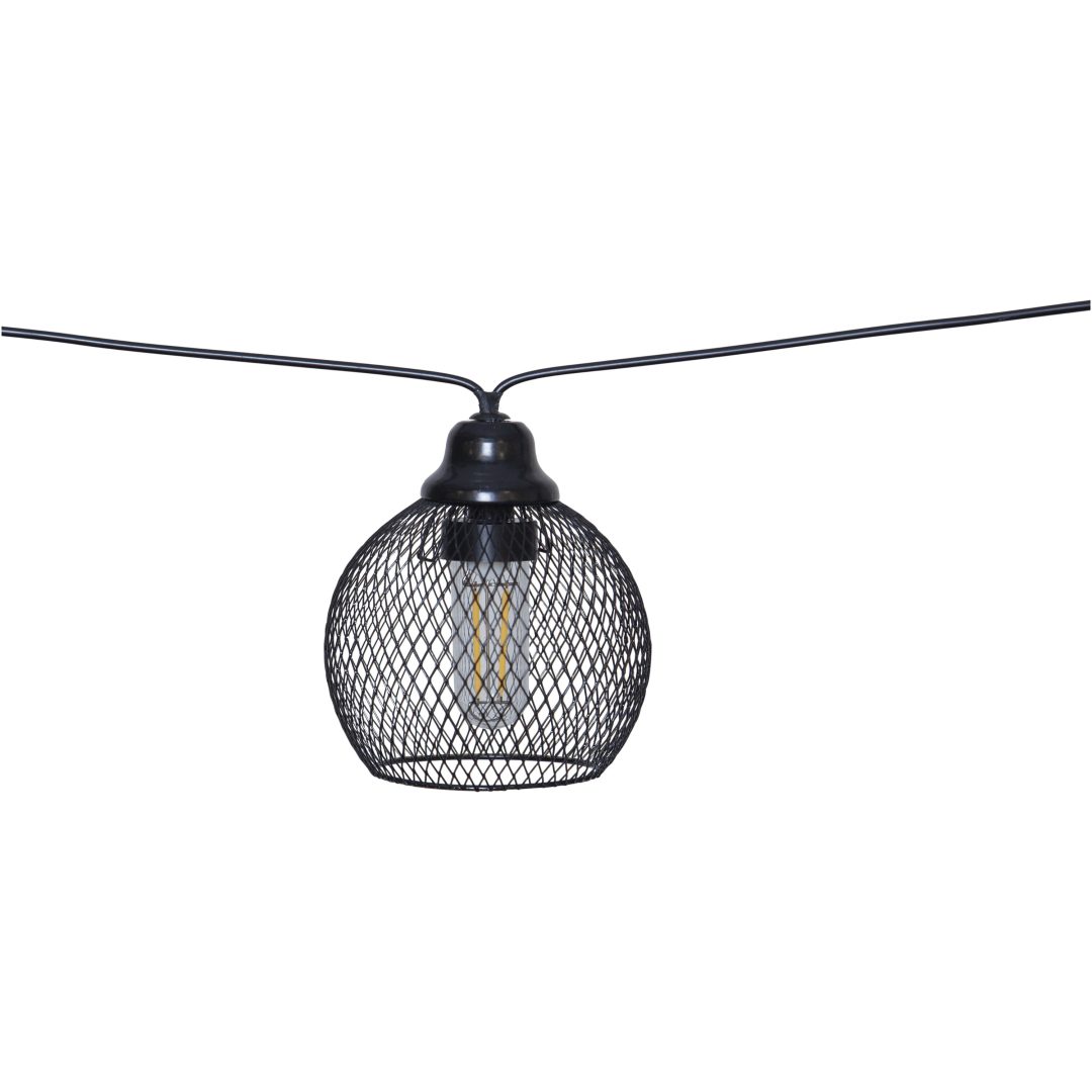 Solcells-ljusslinga Sunlight - 8 light Svart Star Trading – bild 6