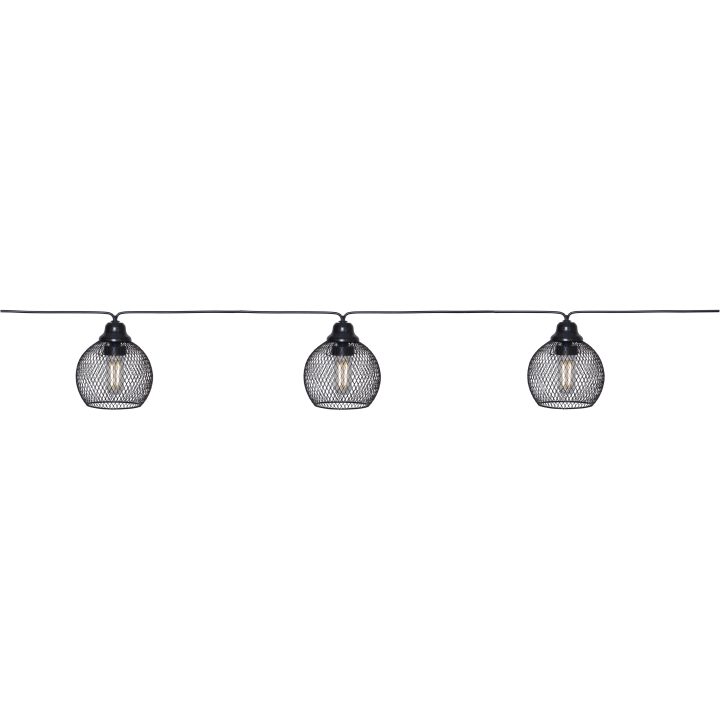 Solcells-ljusslinga Sunlight - 8 light Svart Star Trading – bild 7