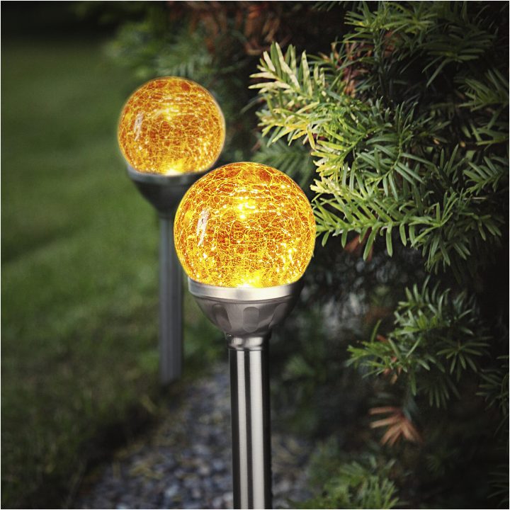Solcells-pollare 2-p Roma Amber Star Trading – bild 8