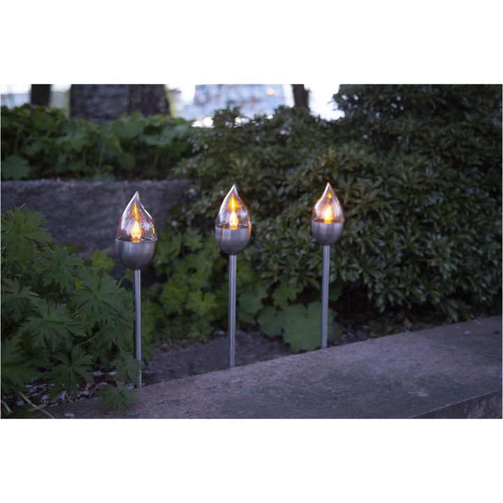 Solcells-pollare 3-p Olympus Silver Star Trading – bild 7