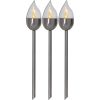 Solcells-pollare 3-p Olympus Silver Star Trading – miniatyr 1