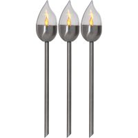 Solcells-pollare 3-p Olympus Silver Star Trading