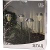 Solcells-pollare 4-p Palma Silver Star Trading – miniatyr 3