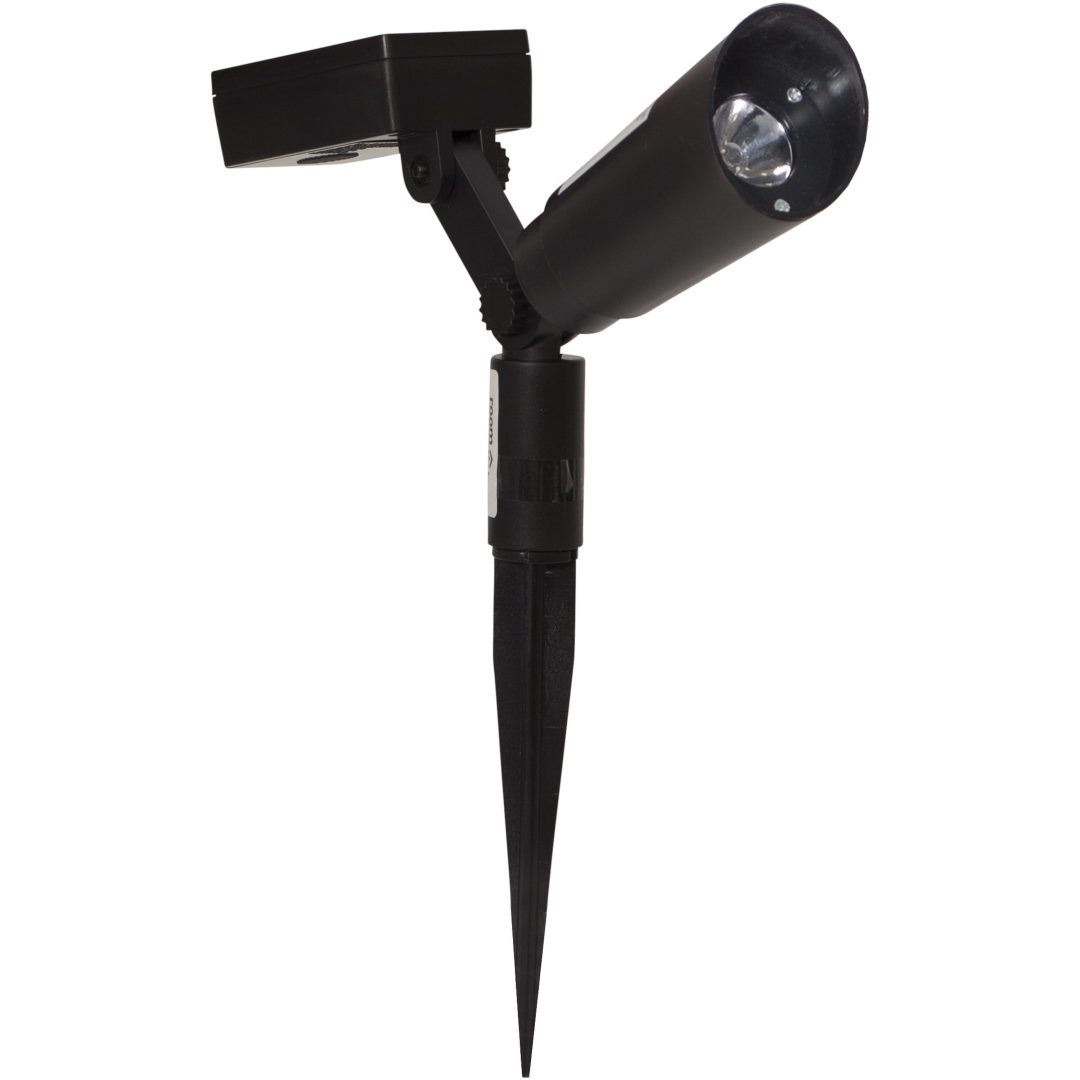 Solcells-spotlight 2-p Powerspot Svart Star Trading – bild 3