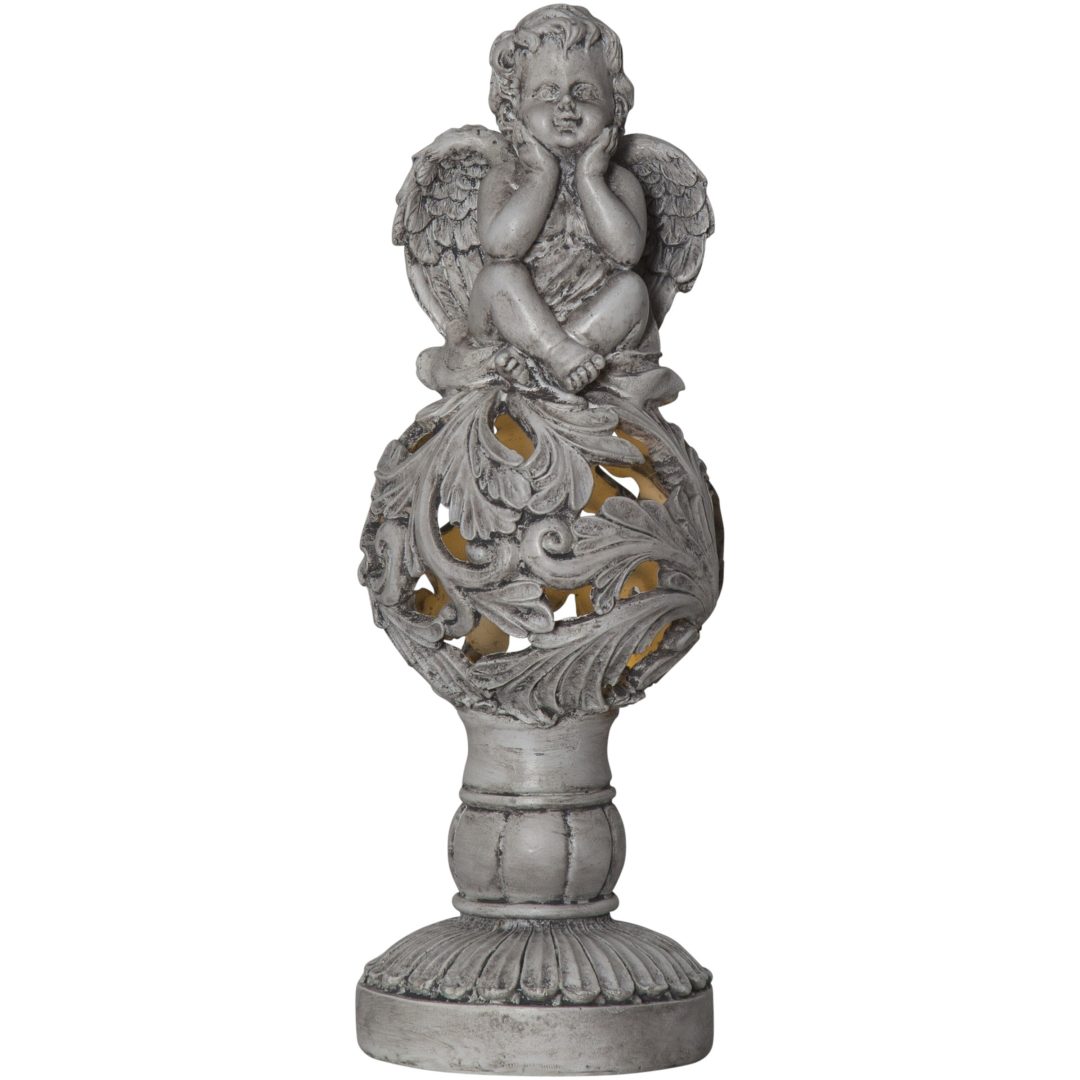 Solcellsdekoration Angel Beige Star Trading