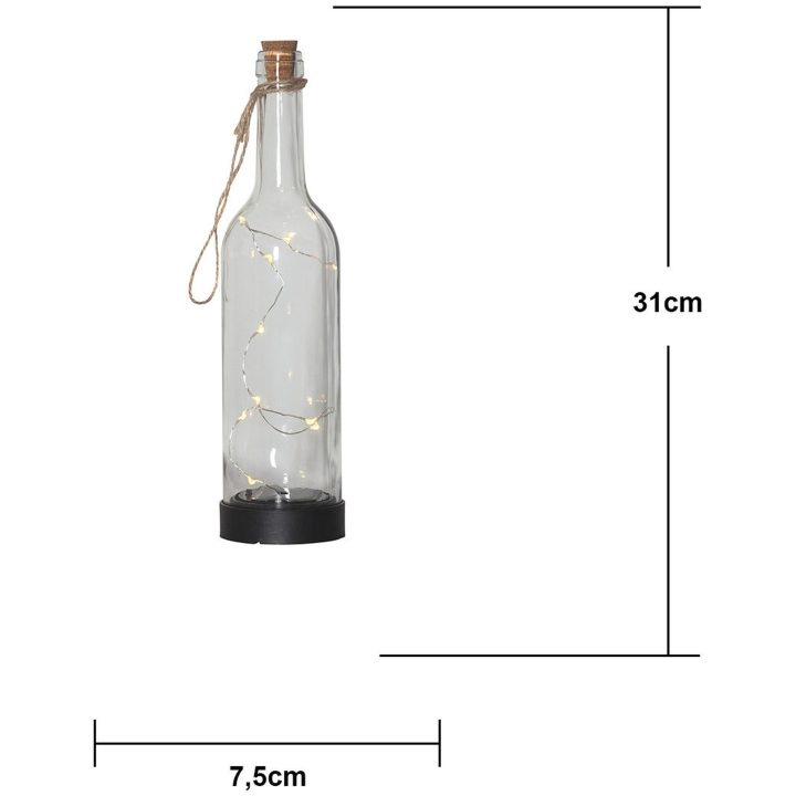 Solcellsdekoration Bottle Transparent Star Trading – bild 4