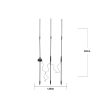 Solcellsdekoration Bubbly 3-pin Transparent Star Trading – miniatyr 4
