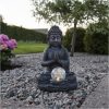 Solcellsdekoration Buddha Grå Star Trading – miniatyr 5