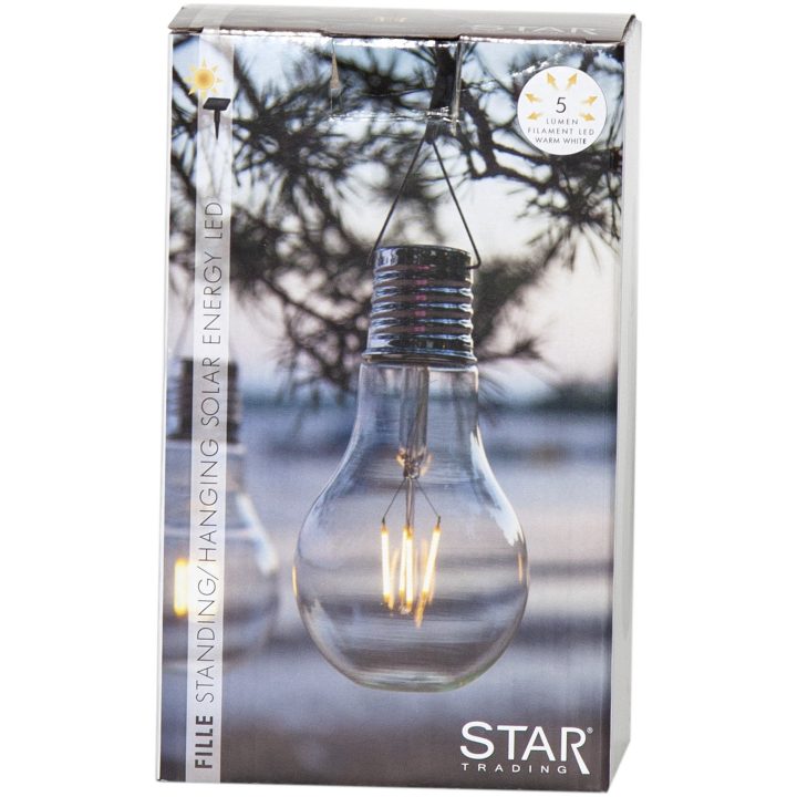 Solcellsdekoration Fille Transparent Star Trading – bild 2