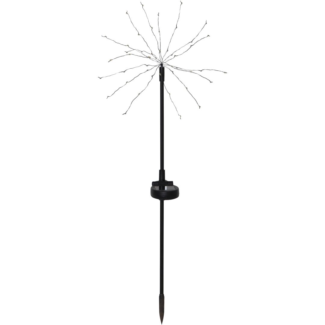 Solcellsdekoration Firework Svart Star Trading – bild 4