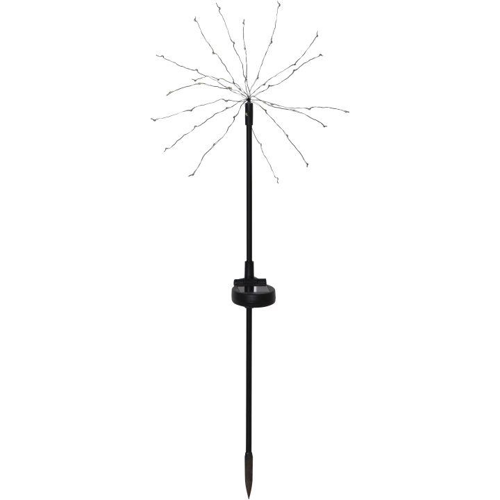 Solcellsdekoration Firework Svart Star Trading – bild 4