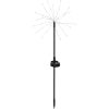 Solcellsdekoration Firework Svart Star Trading – miniatyr 1