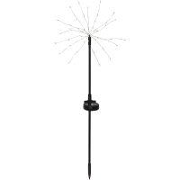 Solcellsdekoration Firework Svart Star Trading