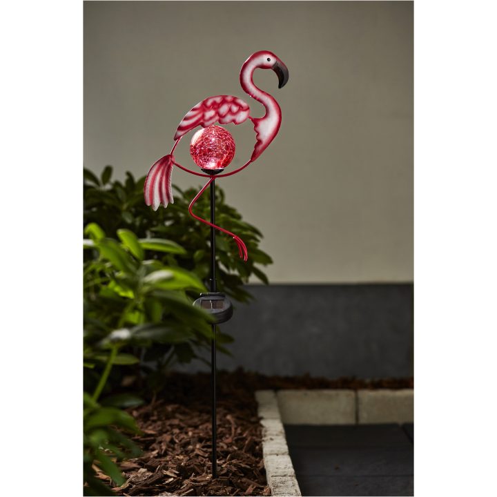 Solcellsdekoration Flamingo Rösa Star Trading – bild 2