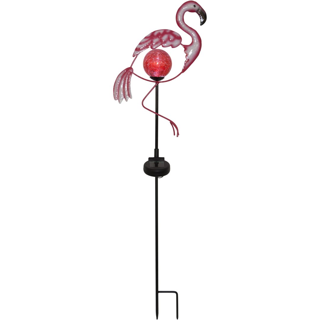 Solcellsdekoration Flamingo Rösa Star Trading
