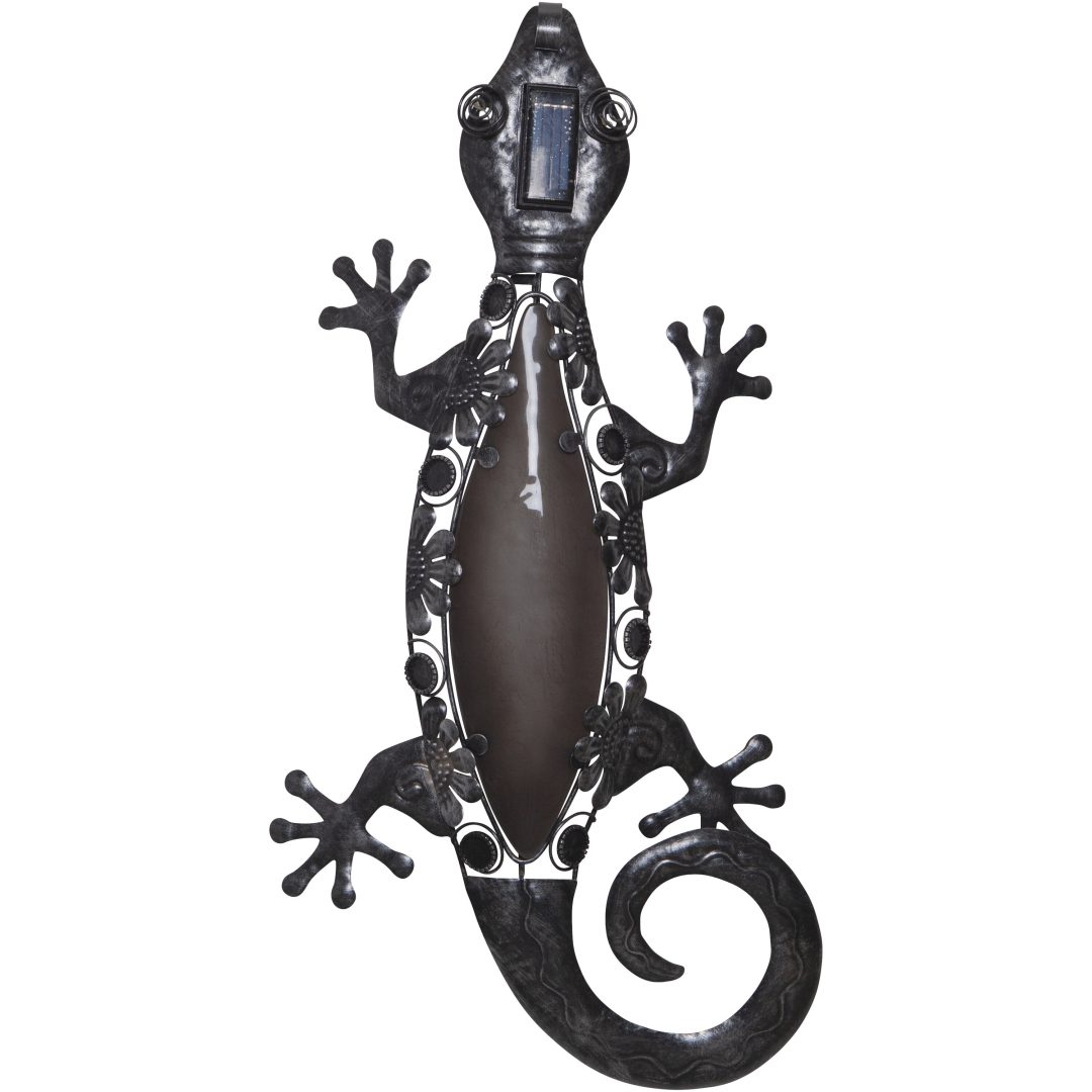 Solcellsdekoration Gecko Svart Star Trading – bild 5