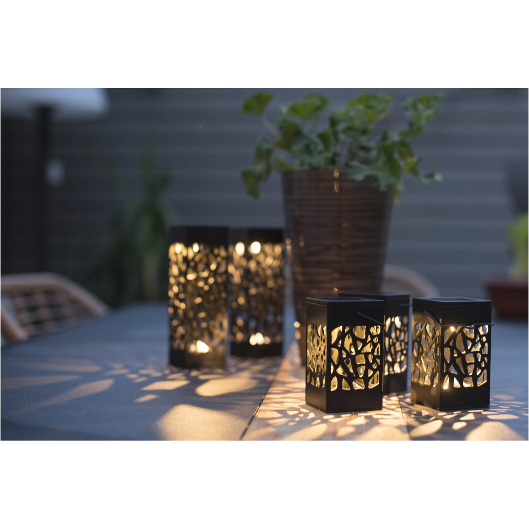Solcellsdekoration Izola Mini Svart Star Trading
