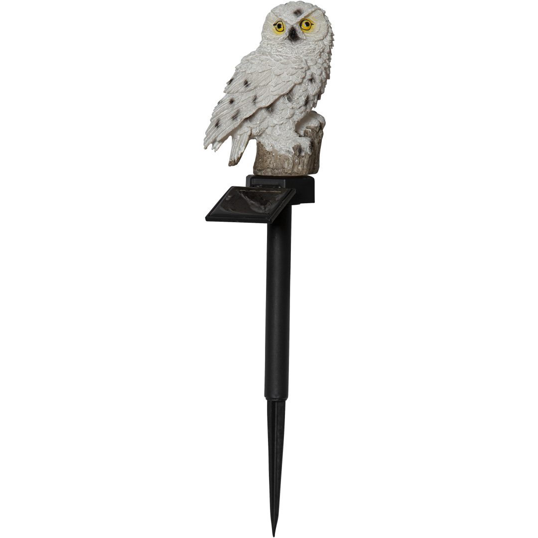 Solcellsdekoration Owl Beige Star Trading – bild 2