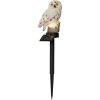 Solcellsdekoration Owl Beige Star Trading – miniatyr 1