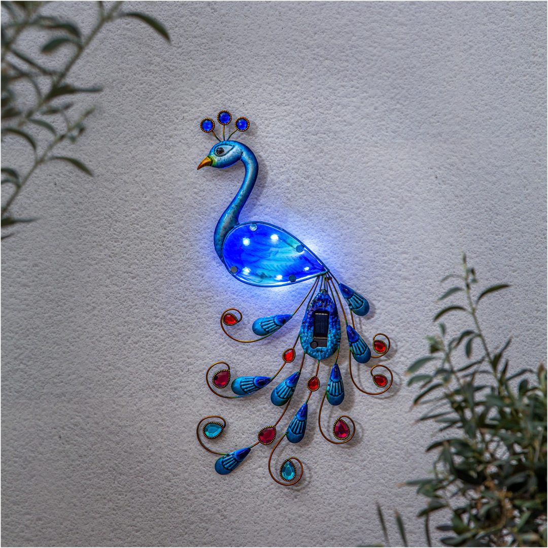 Solcellsdekoration Peacock Multi Star Trading – bild 4