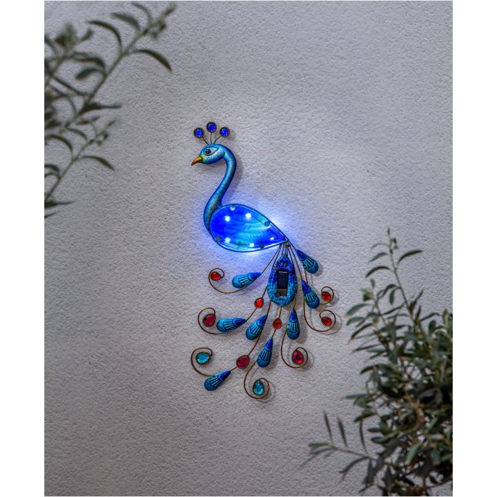 Solcellsdekoration Peacock Multi Star Trading – bild 2