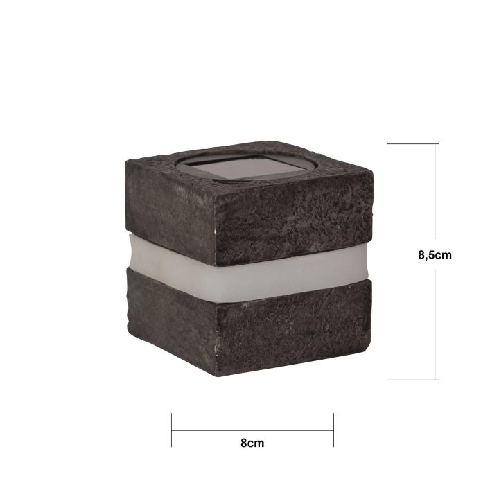 Solcellsdekoration Stonecube STAR TRADING – bild 12