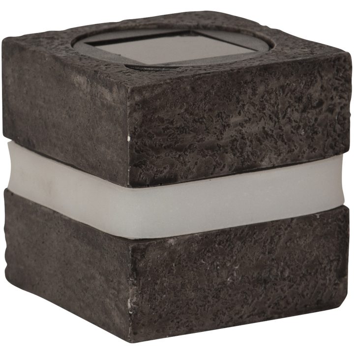 Solcellsdekoration Stonecube STAR TRADING – bild 4
