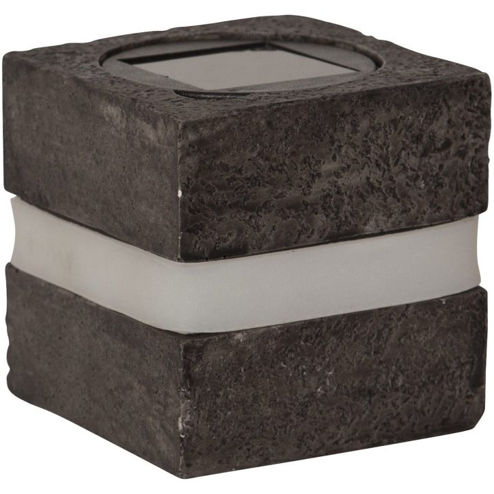 Solcellsdekoration Stonecube STAR TRADING – bild 4