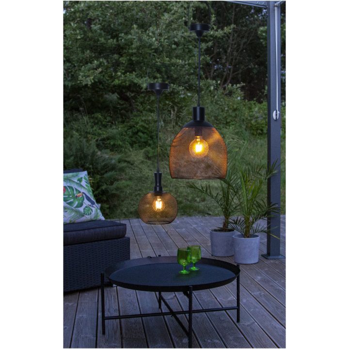 Solcellsdekoration Sunlight Svart Star Trading – bild 3