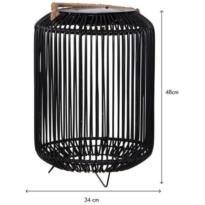 Solcellsdekoration Sunlight Svart Star Trading – bild 7