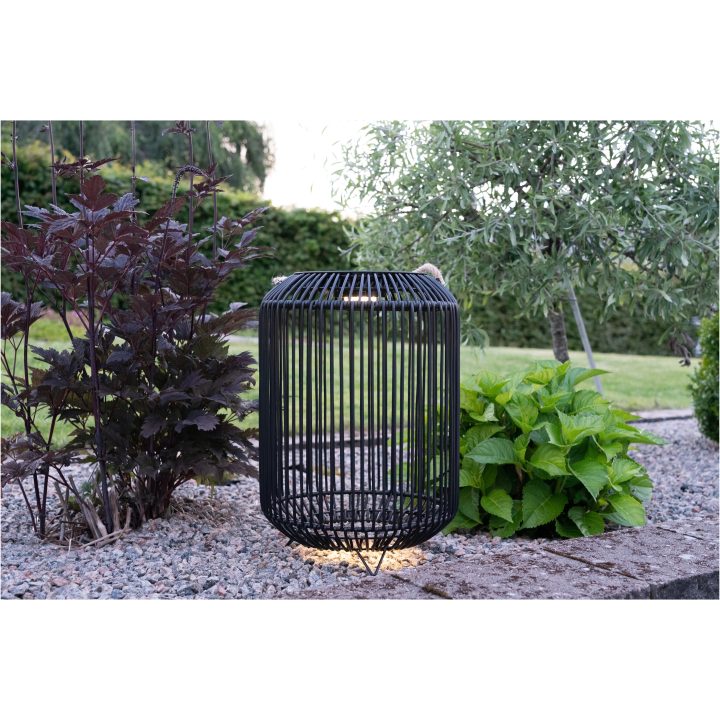 Solcellsdekoration Sunlight Svart Star Trading – bild 4