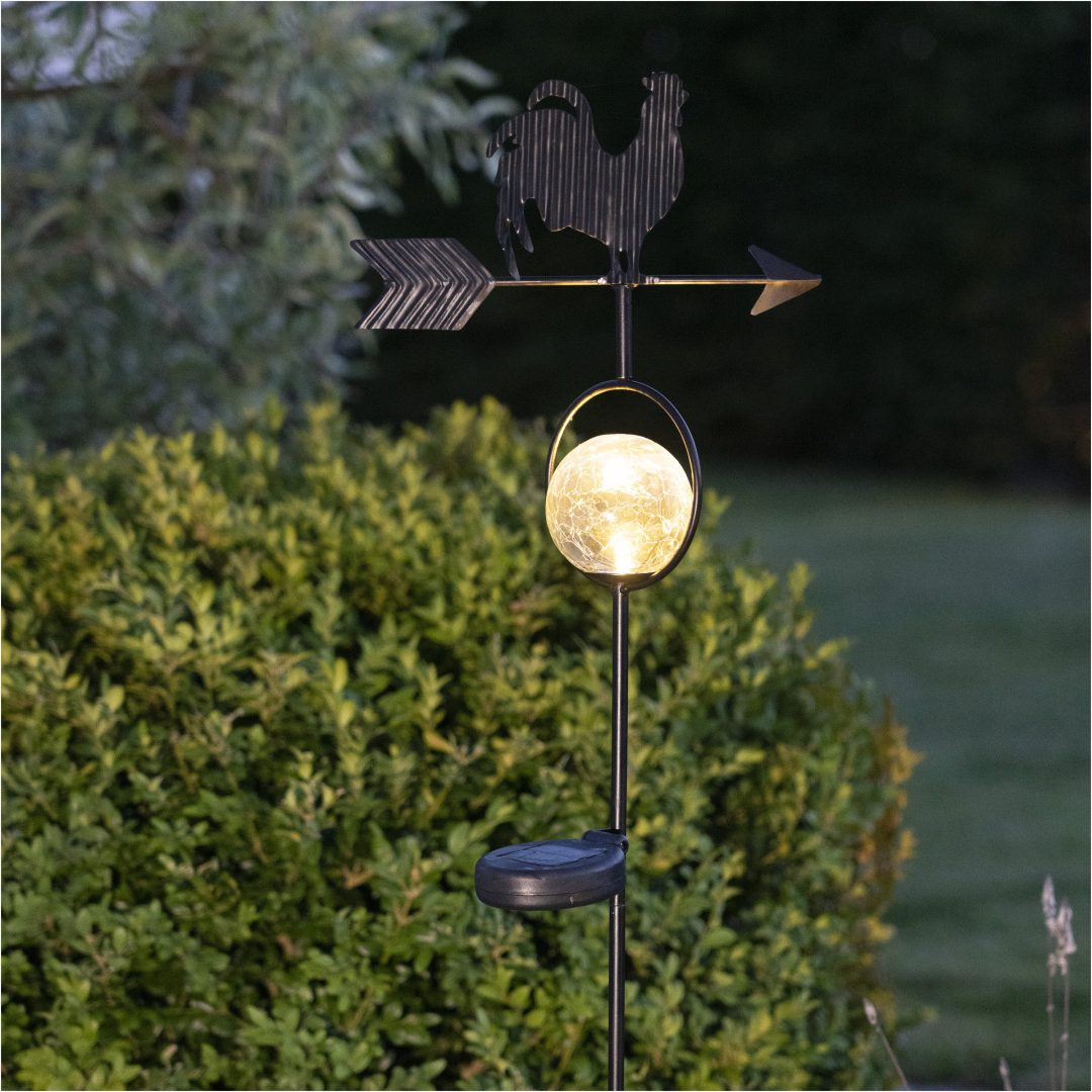 Solcellsdekoration Windy Svart Star Trading – bild 7