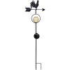 Solcellsdekoration Windy Svart Star Trading – miniatyr 1