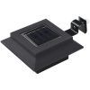 Solcellslampor 12 st LED fyrkantiga 12 cm svart vidaXL – miniatyr 2