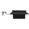 Solcellslampor 12 st LED fyrkantiga 12 cm svart vidaXL – miniatyr 4