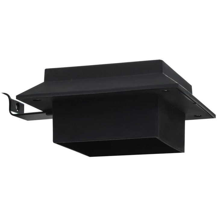 Solcellslampor 12 st LED fyrkantiga 12 cm svart vidaXL – bild 10