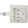Solcellslampor 12 st LED fyrkantiga 12 cm vit vidaXL – miniatyr 7
