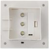 Solcellslampor 12 st LED fyrkantiga 12 cm vit vidaXL – miniatyr 8