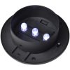 Solcellslampor för staket 12 st LED svart vidaXL – miniatyr 6